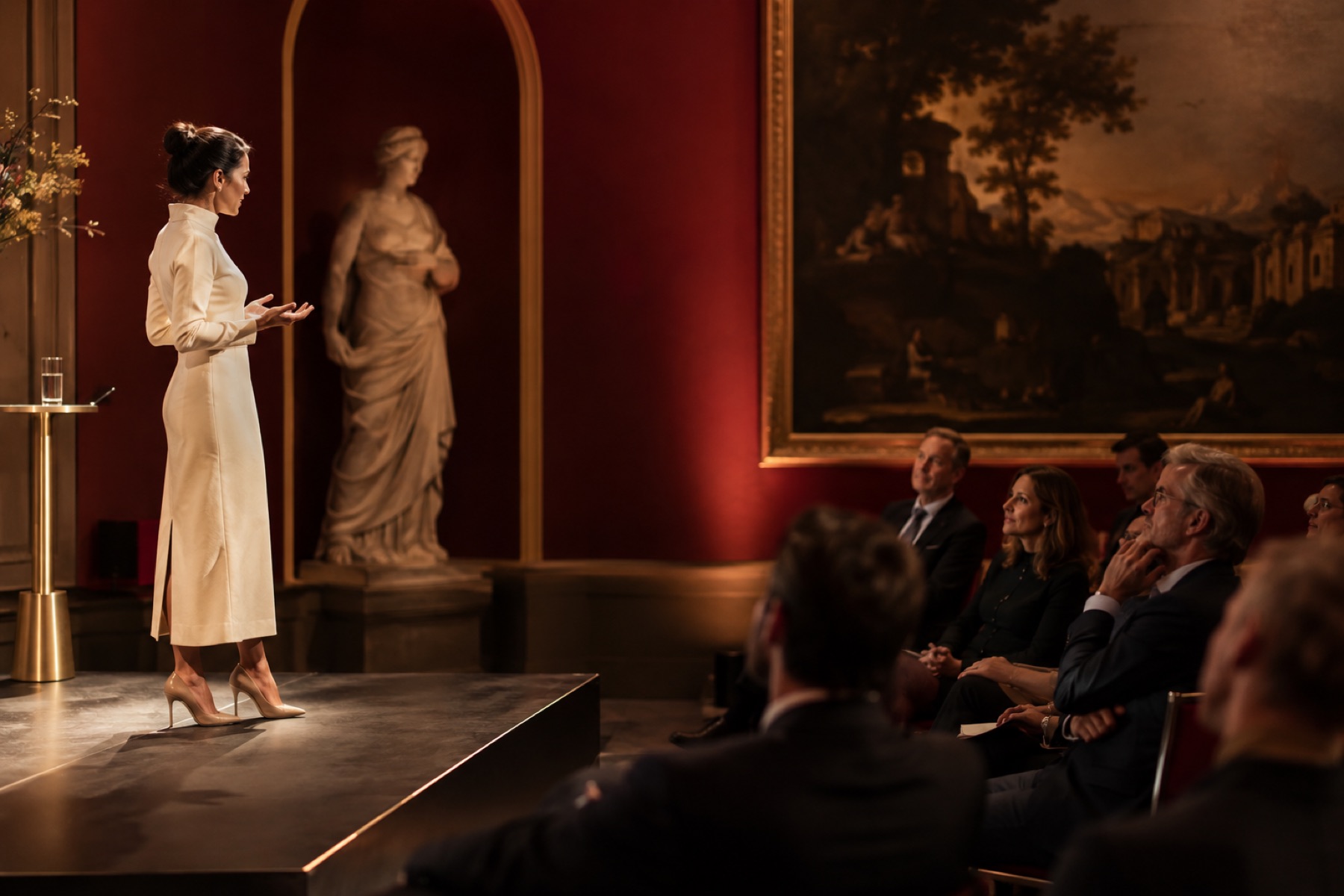 Keynote vor einem kleinen Publikum